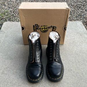 Dr. Martens 1460 Bex LL Sinclair Black Leather Boots Size Women 6 L6 M5 UK4 $230